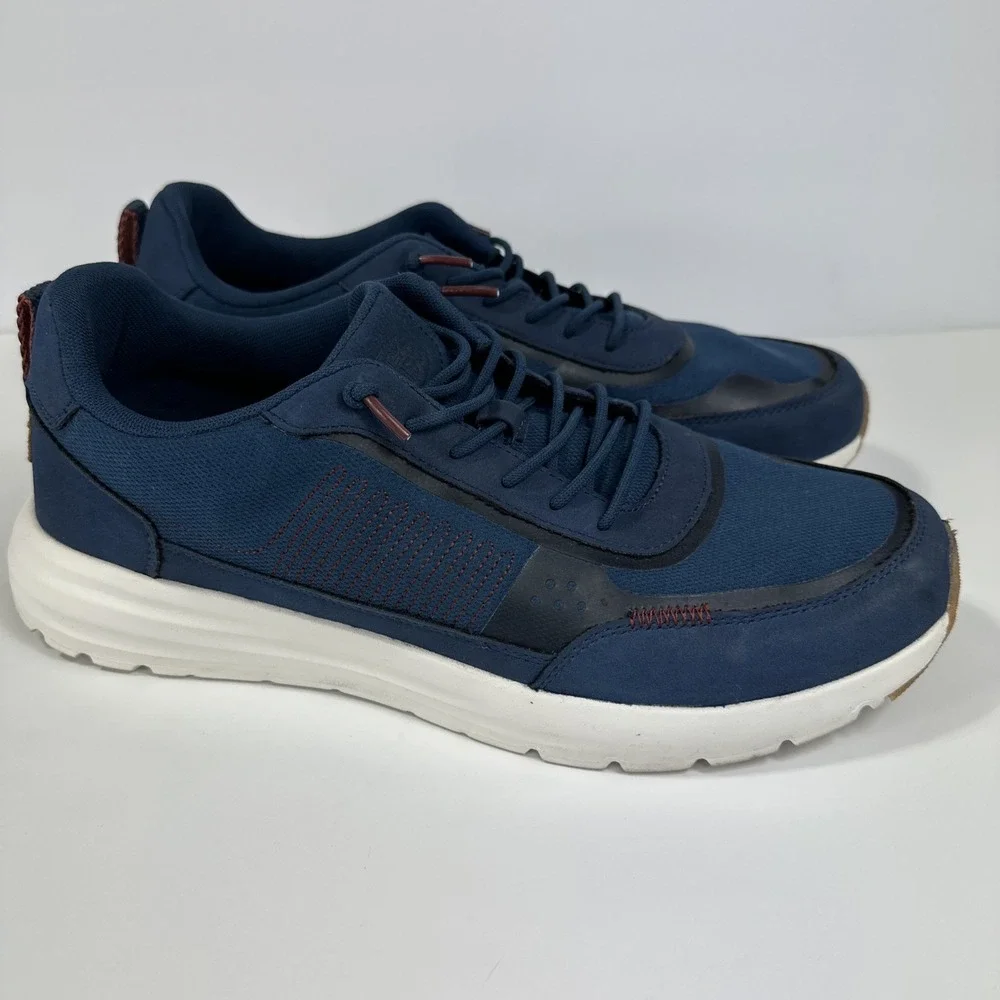 Hey‎ Dude Mens Sirocco Alta Essentials Shoes Sneaker Size 13 Navy Lightweight